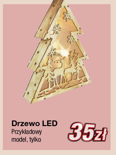 Drzewko led promocja w Dealz