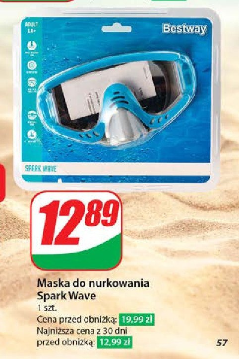 Maska do nurkowania spark wave Bestway promocja
