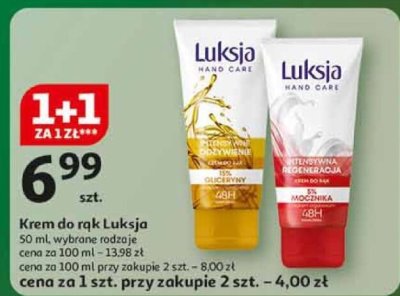 Krem do rąk Luksja promocja w Auchan