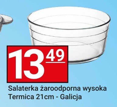Salatérka żaroodporna wysoka Termica 21cm - Galicja promocja w Hitpol