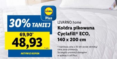 Kołdra pikowana 140 x 200 cm LIVARNO HOME promocja