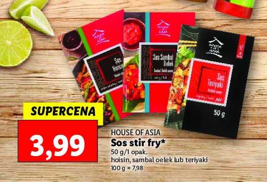 Pasta hoisin House of asia promocja