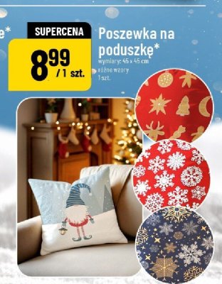Poszewka na poduszkę różne wzory promocja w POLOmarket