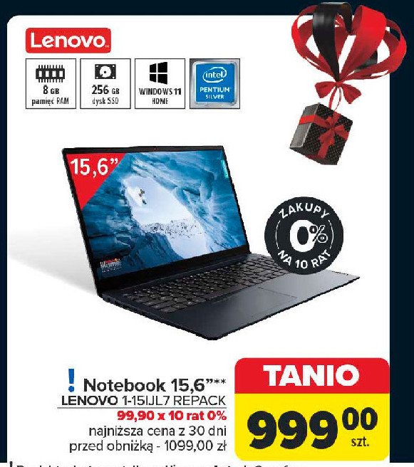 Notebook 15.6" 1-15ijl7 Lenovo promocja