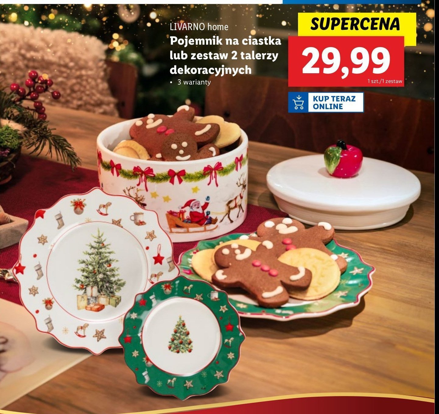 Pojemnik na ciastka LIVARNO HOME promocja