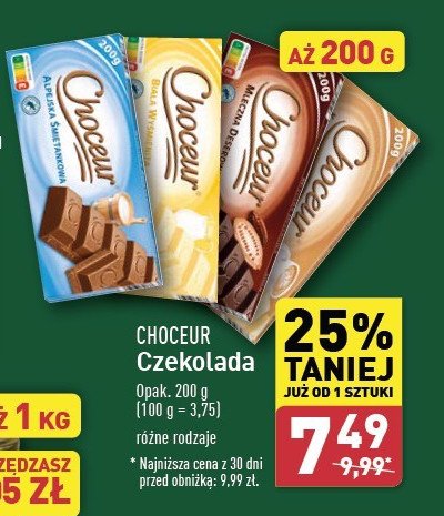 Czekolada deserowa Choceur promocja