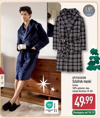 Szlafrok męski  promocja w Aldi