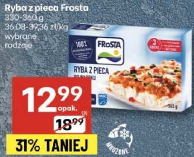 Ryba z pieca Frosta promocja w Delikatesy Centrum