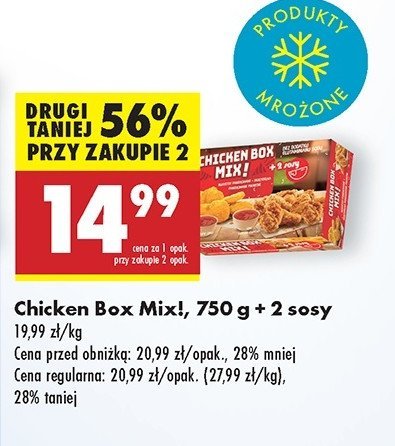 Chicken box + 2 sosy promocja