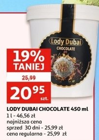 Lody dubai chocolate promocja
