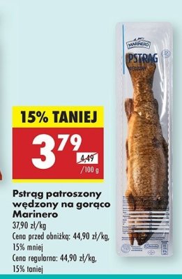 Pstrąg patroszony wędzony na gorąco Marinero promocja