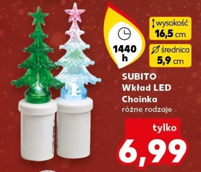 Wkład LED Choinka 1440 h promocja w Kaufland
