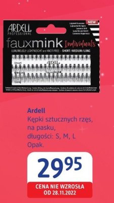 Kępki sztucznych rzęs na pasku długości: S, M, L Ardell promocja w Drogerie DM
