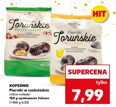 Pierniki w czekoladzie różne rodzaje  promocja w Kaufland