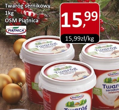 Twaróg sernikowy 1kg OSM Piątnica promocja w Market Point