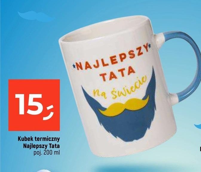 Kubek ceramiczny "najlepszy tata na świecie" promocja