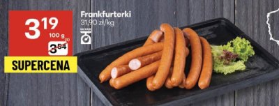 Frankfurterki z szynki Kraina w臋dlin select promocja w Delikatesy Centrum