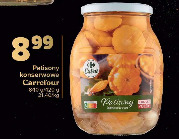 Patisony konserwowe Carrefour promocja