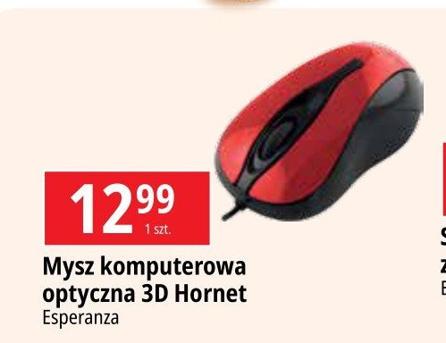 Mysz optyczna 3d hornet Esperanza promocja