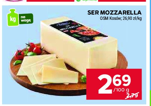 Ser mozzarella Osm kosów lacki promocja