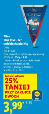Ser Blue Rival, z niebieską pleśnią promocja w Lidl