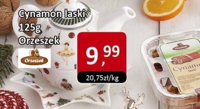 Cynamon laski Orzeszek 125g promocja w Market Point