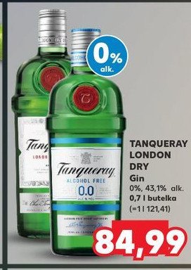 Gin free Tanqueray london promocja w Kaufland