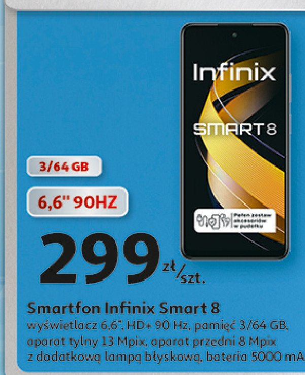 Smartfon smart 8 Infinix promocja