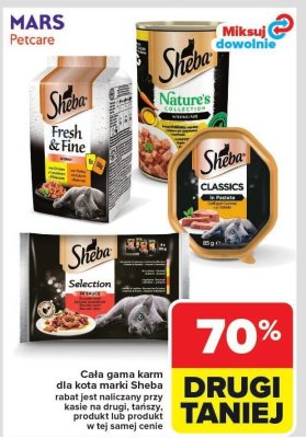 Karma dla kota wszystkie rodzaje promocja w Carrefour