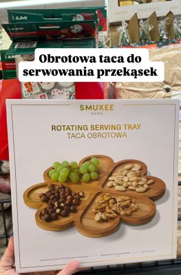 Taca obrotowa do serwowania przekąsek promocja w Biedronka