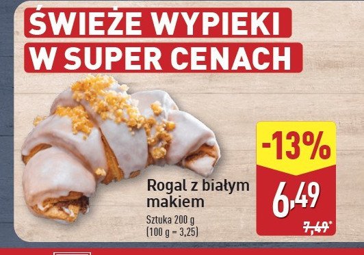 Rogal z bia艂ym makiem promocja