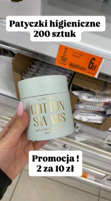 Patyczki higieniczne Your Pure Beauty Cotton Swabs 200 sztuk promocja w Dealz