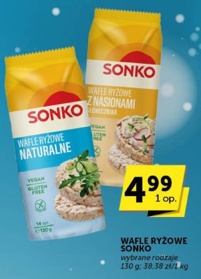 Wafle ryżowe Sonko naturalne promocja w ABC