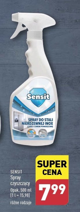 Spray do stali nierdzewnej inox Sensit promocja