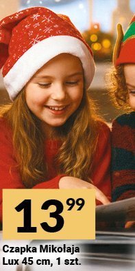 Czapka Mikołaja Lux 45 cm, 1 szt. promocja w Twój Market