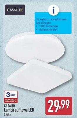 Lampa sufitowa LED promocja w Aldi