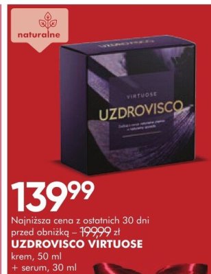 Zestaw kosmetyków UZDROVISCO VIRTUOSE krem, 50 ml + serum, 30 ml promocja w Super-Pharm