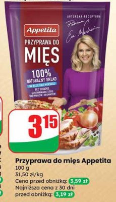 Przyprawa do mięs Appetita promocja w Dino