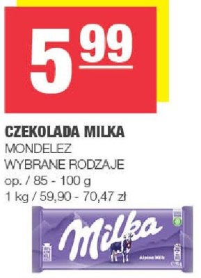 Czekolada promocja w SPAR