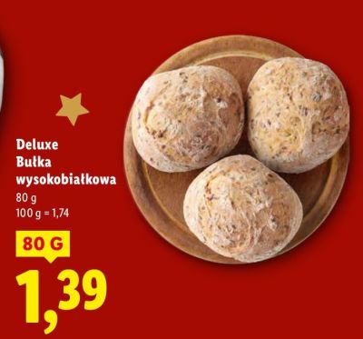 Bułka wysokobłalkowa Deluxe promocja w Lidl