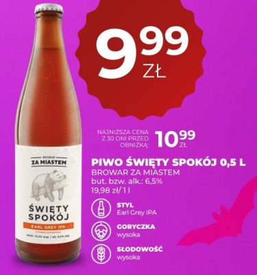 Piwo promocja w Duży Ben
