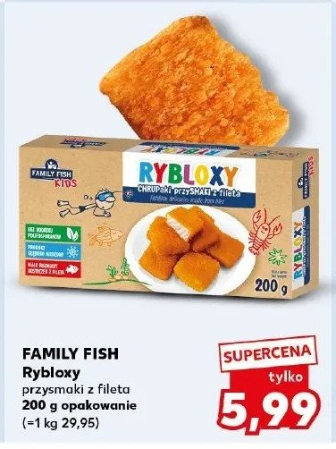 Rybloxy z fileta z mintaja Family fish promocja