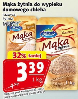 Mąka żytnia do wypieku domowego chleba promocja w Prim Market