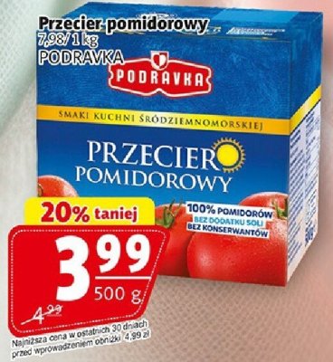 Przecier pomidorowy Przecier pomidorowy PODRAVKA promocja w Prim Market