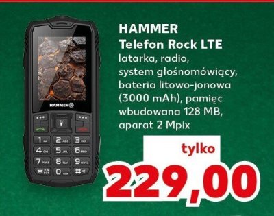 Telefon Rock LTE HAMMER promocja w Kaufland
