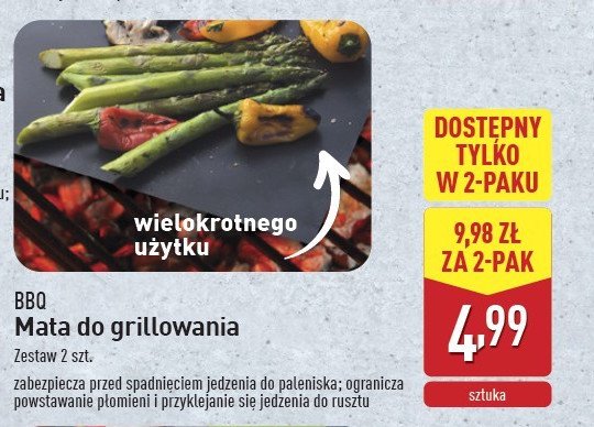 Mata do grillowania Bbq promocja