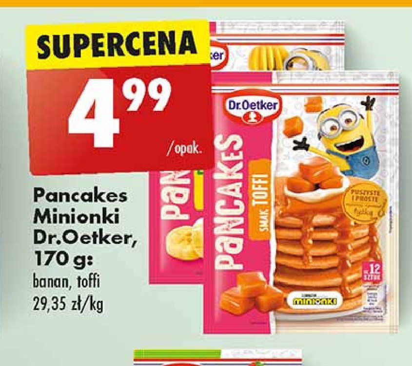 Mieszanka bananowa Dr. oetker pancakes promocja