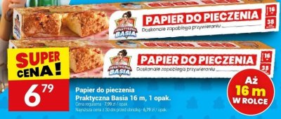 Papier do pieczenia Praktyczna Basia 16 m promocja w Twój Market