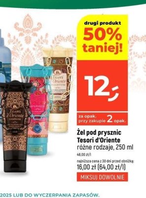 Żel pod prysznic byzantium Tesori d'oriente promocja