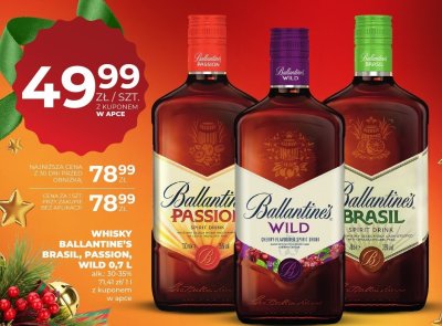 Whisky Ballantine's Passion 0,7 L promocja w Duży Ben